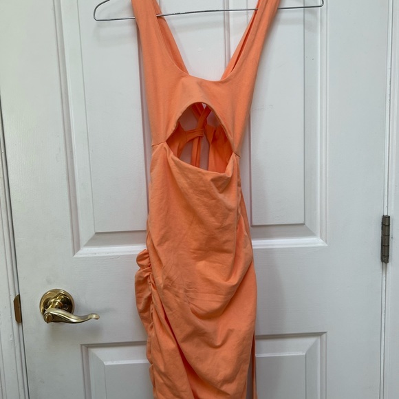 Tiger Mist coral dress - Picture 2 of 4